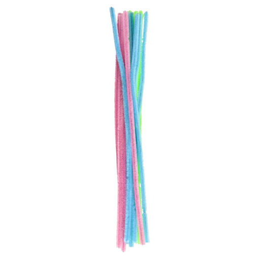 Picture of CRAFT PIPE CLEANERS PASTEL 30CM - 15PK